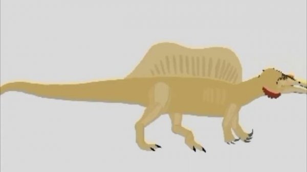 спинозавр рычит