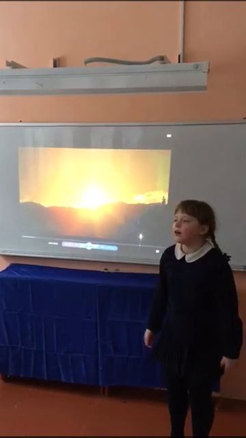 Страна читающая - Илюшкина Кира читает произведение Ф. И. Тютчева 