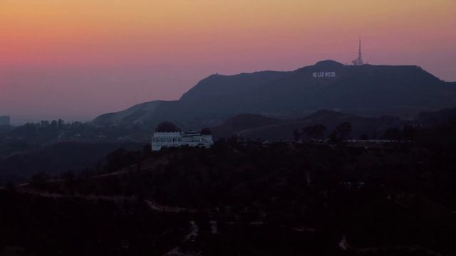 Los Angeles Hollywood Griffith Observatory Sunset - 4K Ultra HD Live Wallpaper смотреть онлайн