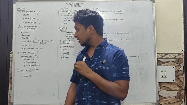 International Business Important Questions of All Units for Bcom semster 6 and other semester