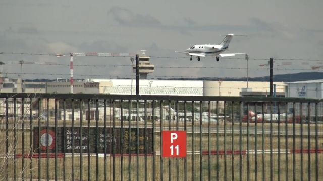 Private Cessna 510 Citation Mustang OM-FTS Landing Palma Mallorca LEPA
