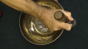 Поющая чаша Премиум 28 см Ля 108 Гц, Ми 327 Гц