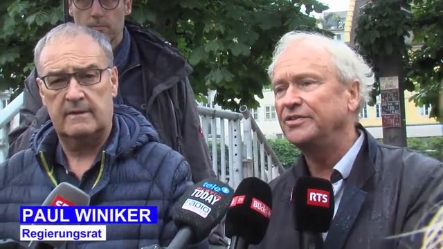 Bundespräsident Guy Parmelin Informierte Sich In Luzern über Die Unwetterschäden