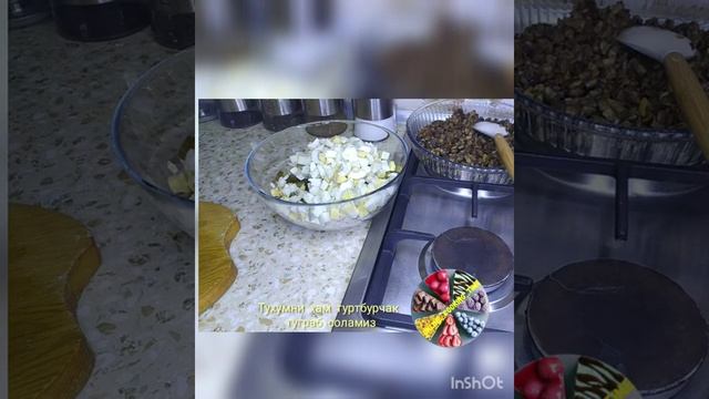 Обалдений салат с грибами. Qo’ziqorinli Salat