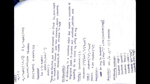 Lpu python before midterm notes UNIT-1,2,3 смотреть онлайн