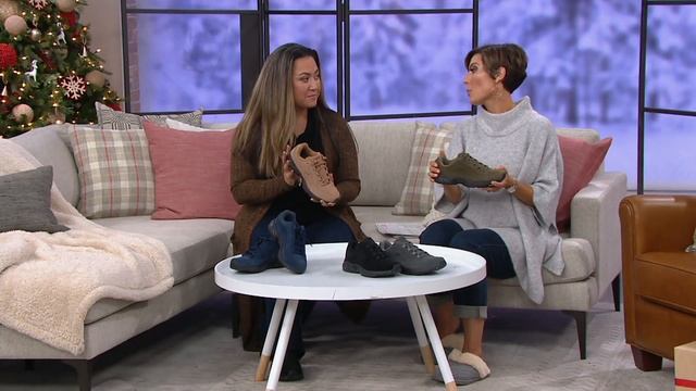 Ryka Suede Lace-up Walking Sneakers - Catalyst on QVC смотреть онлайн