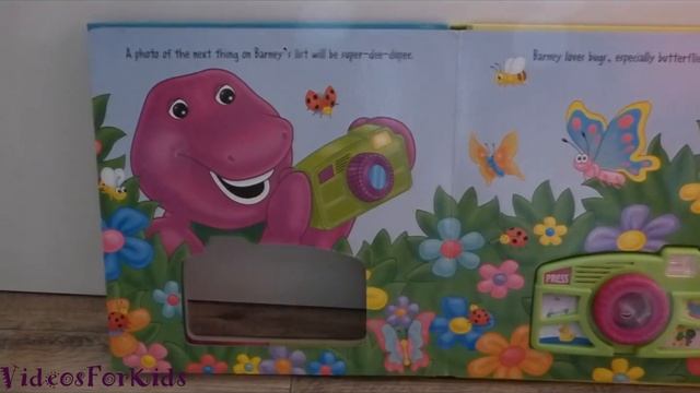 Barney Picture Day Camera Board book sounds смотреть онлайн