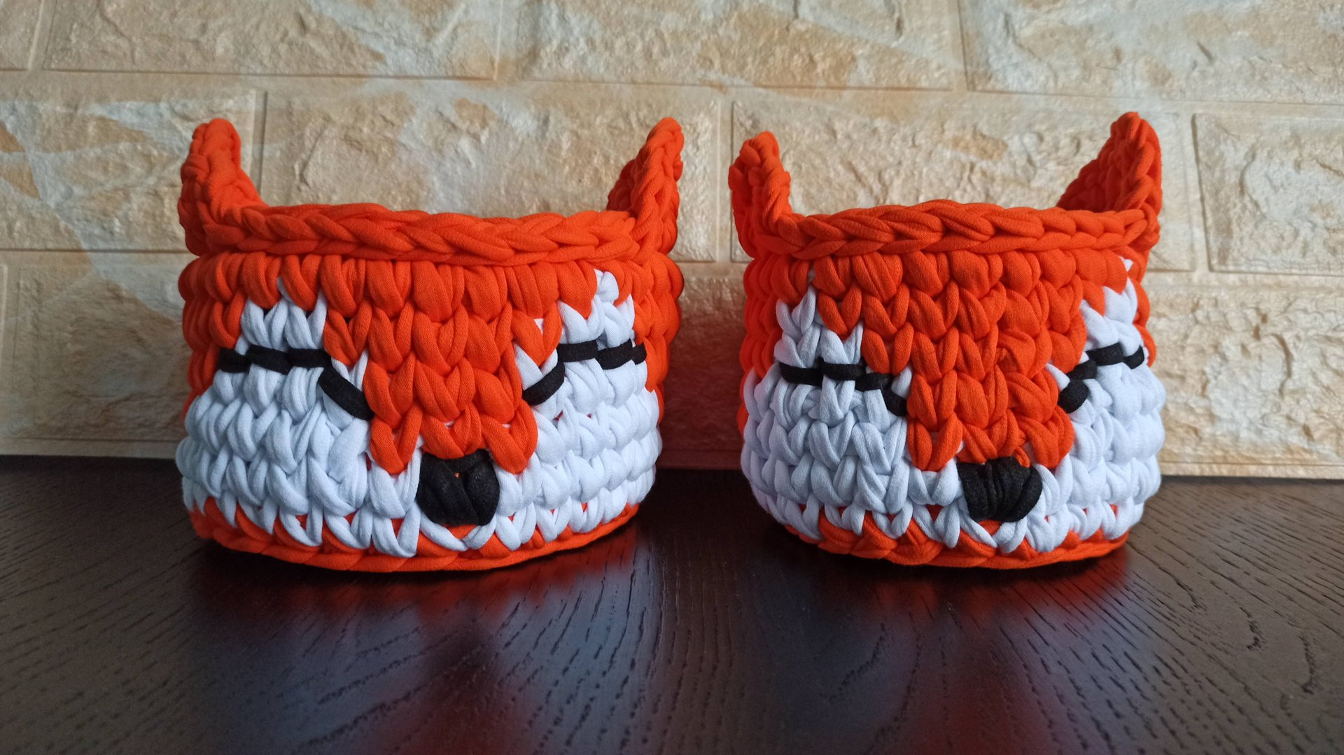 Корзинка-зверушка из трикотажной пряжи. Лисичка. Fox. Basket. МК Марьюшка смотреть онлайн