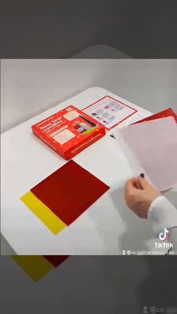 Набір для виготовлення свічок з листів кольорової вощини