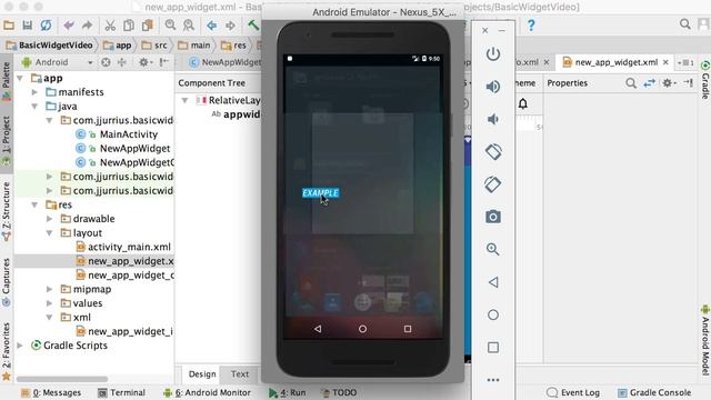 36 - App Widget Introduction смотреть онлайн