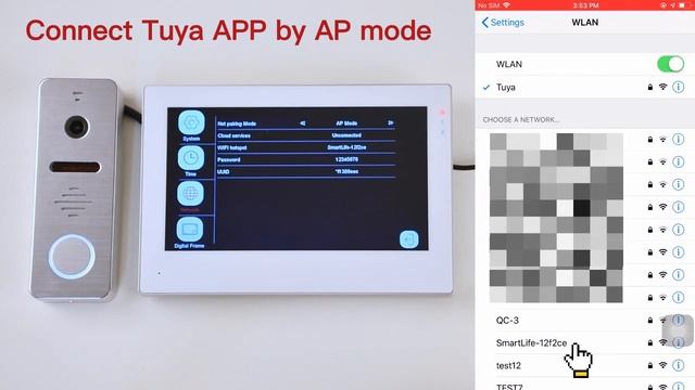 Connect Tuya APP by AP mode смотреть онлайн