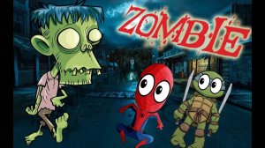 Выживание в городе! zombie apocalypse - СТРАШИЛКИ для детей! СПАЙДЕР и НИНДЗЯГО!