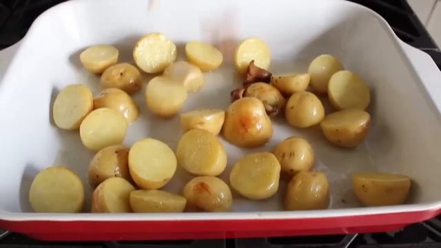 Roasted Wild Mushroom & Potato Salad - Fall Mushroom & Potato Side Dish Recipe