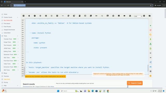 How to run any command using ansible install python over ssh etc смотреть онлайн