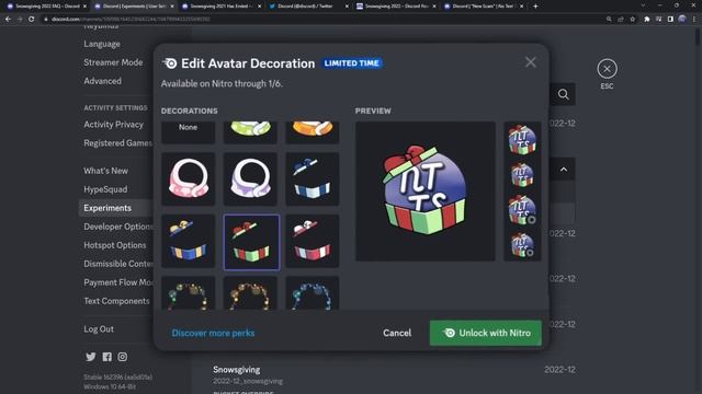 Spoiling Discord's Snowsgiving 2022 Rewards! смотреть онлайн