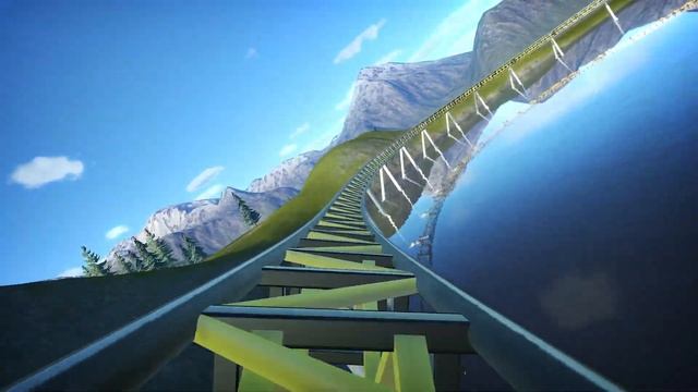Iron Fury Roller Coaster. Over 100MPH. Planet Coaster. Max settings смотреть онлайн