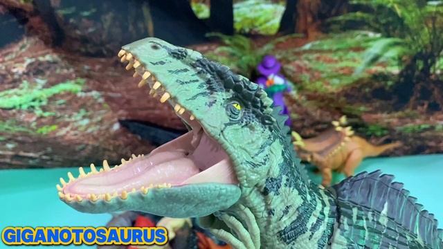 ULTIMATE Jurassic World: Giant T-REX, Gigantosaurus, Spinosaurus, Ceratosaurus, Ampelosaurus смотреть онлайн