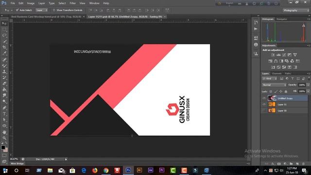 How To Mockup Business Card In Photoshop 2