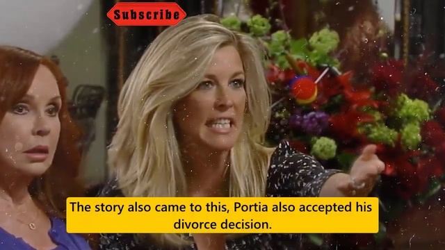 Portia found out she was pregnant after her divorce from Curtis General Hospital Spoilers смотреть онлайн