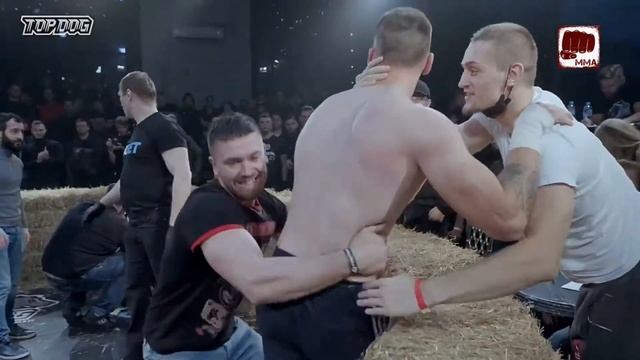 Макс ВДВ vs. Джанго.Бой на голых кулаках. Нокаут. смотреть онлайн