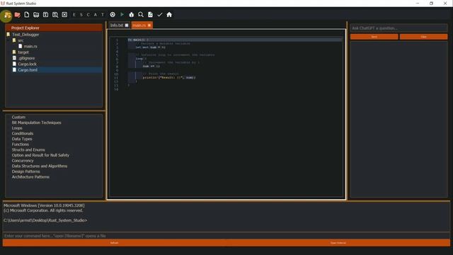 Rust System Studio | Dedicated IDE For Rust and Embedded Rust Development| Alpha2 Preview смотреть онлайн
