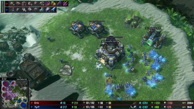 AMAZING FUNGLE! - Eris vs TyrT- SC2 AI смотреть онлайн