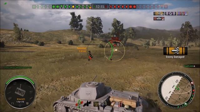World of Tanks Playstation: Pz.Kpfw. II - 4 Kills Malinovka смотреть онлайн