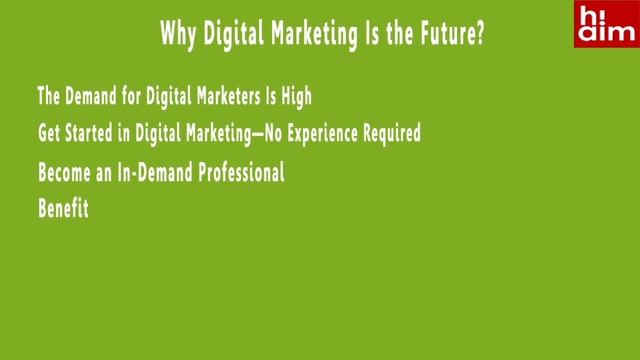 Embark A Vibrant Career in Digital Marketing from Hi-Aim смотреть онлайн