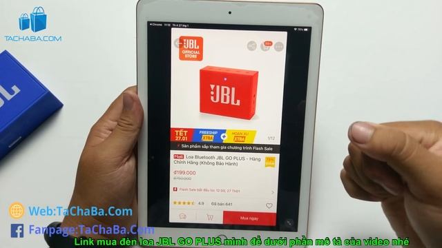 27.1 Loa Bluetooth JBL GO PLUS ĐANG GIẢM CÒN 199K, SỐ LƯỢNG CÓ HẠN ! смотреть онлайн