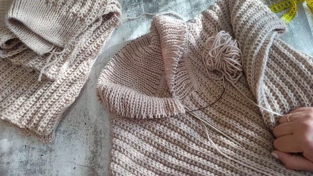 Свяжем вместе свитер Брат. Часть 8. Рукава, воротник смотреть онлайн