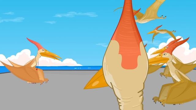 Pteranodon 2. Mosasaurus vs Pteranodon, Whose gonna win? ★Geni Dinosaur World смотреть онлайн