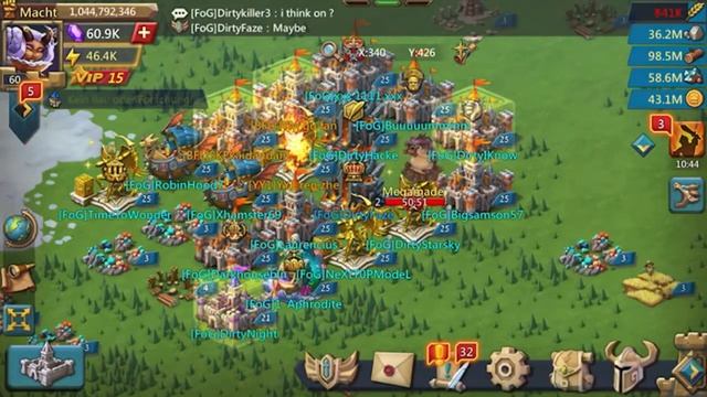 Lords Mobile WonderBattle FoG vs E-f and Rallys🤪 смотреть онлайн