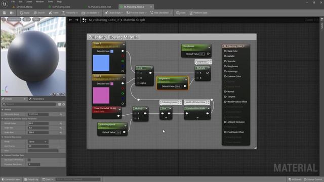 How To Create A Pulsating Glowing Material In Unreal Engine 5 смотреть онлайн