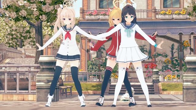 [ブルアカMMD] 放課後スイーツ部×スイートマジック смотреть онлайн