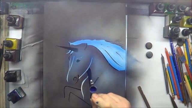 Airbrush Das letzte Einhorn смотреть онлайн