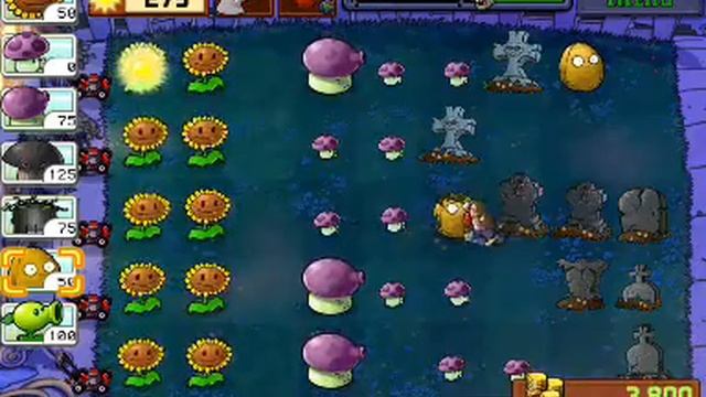 прохождение Plants Vs. Zombies #12 атомный гриб