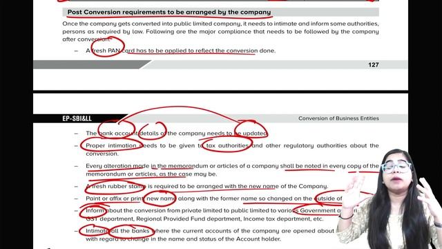 Conversion Of Business Entities | SBILL Lesson 6 Part 1 | CS Executive | CS Ishika Agrawal