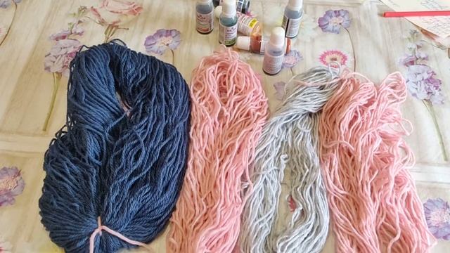 Снова буду красить пряжу? Что получится? смотреть онлайн