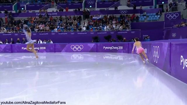 Alina Zagitova Olymp 2018 SP Black Swan WU D смотреть онлайн