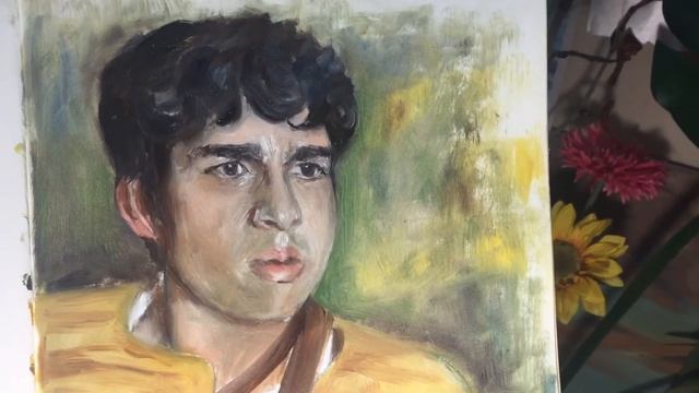 Painting The Chosen / Time Lapse Clip (Paras Patel as Matthew) смотреть онлайн