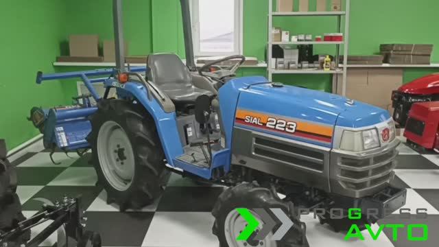 Обзор японского минитрактора Iseki TF-223 смотреть онлайн
