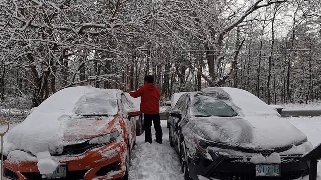 POWDER DAY | SHOVELING #manchester#newhampshire смотреть онлайн