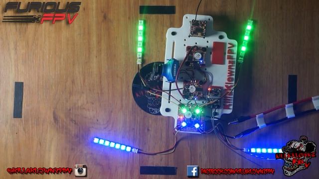 FuriousFPV Lightning PDB/LED Kit - Configuration Guide смотреть онлайн