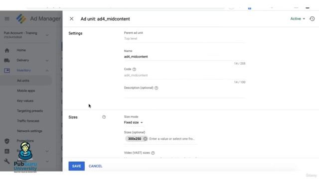 25 Google Ad Exchange Native Programmatic Fluid vs Standard Size | Google Ad Manager (DFP) Training смотреть онлайн