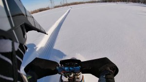 СНОУБАЙК В ГЛУБОКОМ РЫХЛОМ СНЕГУ!