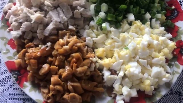 Очень вкусный салат «Грибок» смотреть онлайн