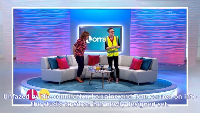 Lorraine plunged into chaos after cameraman falls over live on tv |UK News TV смотреть онлайн