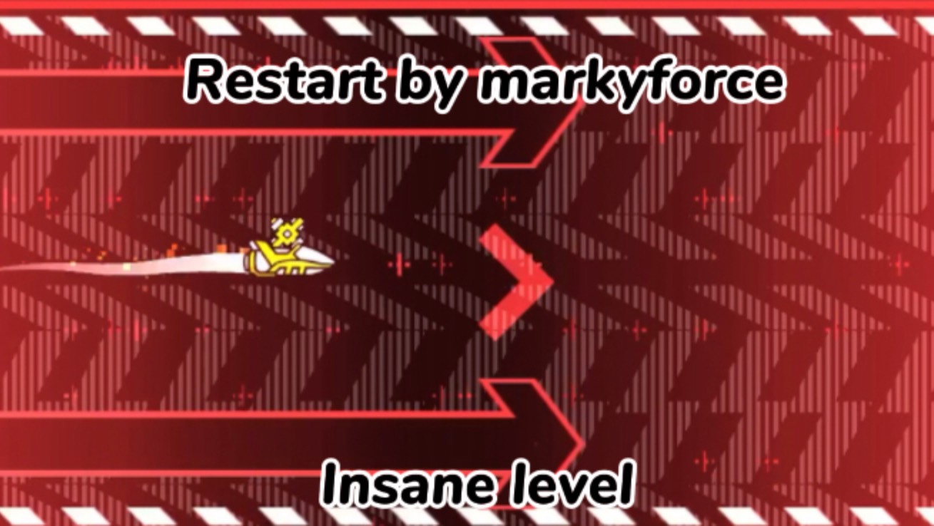 Restart by Markyforce|insane level|geometry dash смотреть онлайн