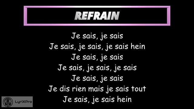 Imen Es - Je sais (PAROLES / LYRICS) смотреть онлайн