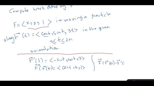 Vector Line Integral on a piece of a helix смотреть онлайн